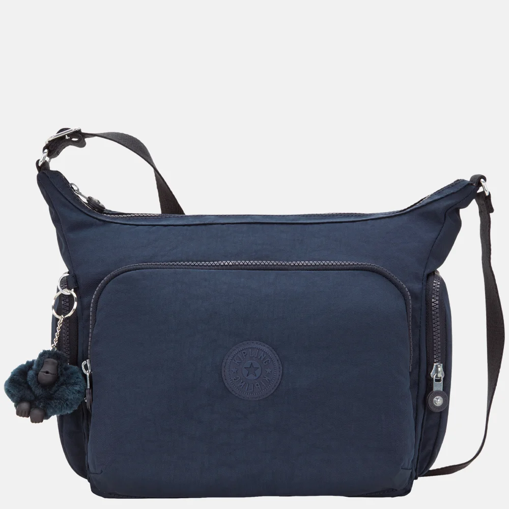 Kipling Gabb schoudertas blue bleu 2 020432 Blauw